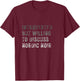 Introverted but willing to discuss Nordic noir T-Shirt - T-Shirt | Maroon