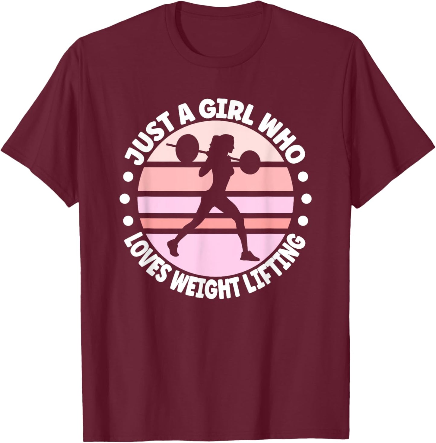 Weight Lifting Apparel Bodybuilding Fitness Gym T-Shirt - T-Shirt | Maroon