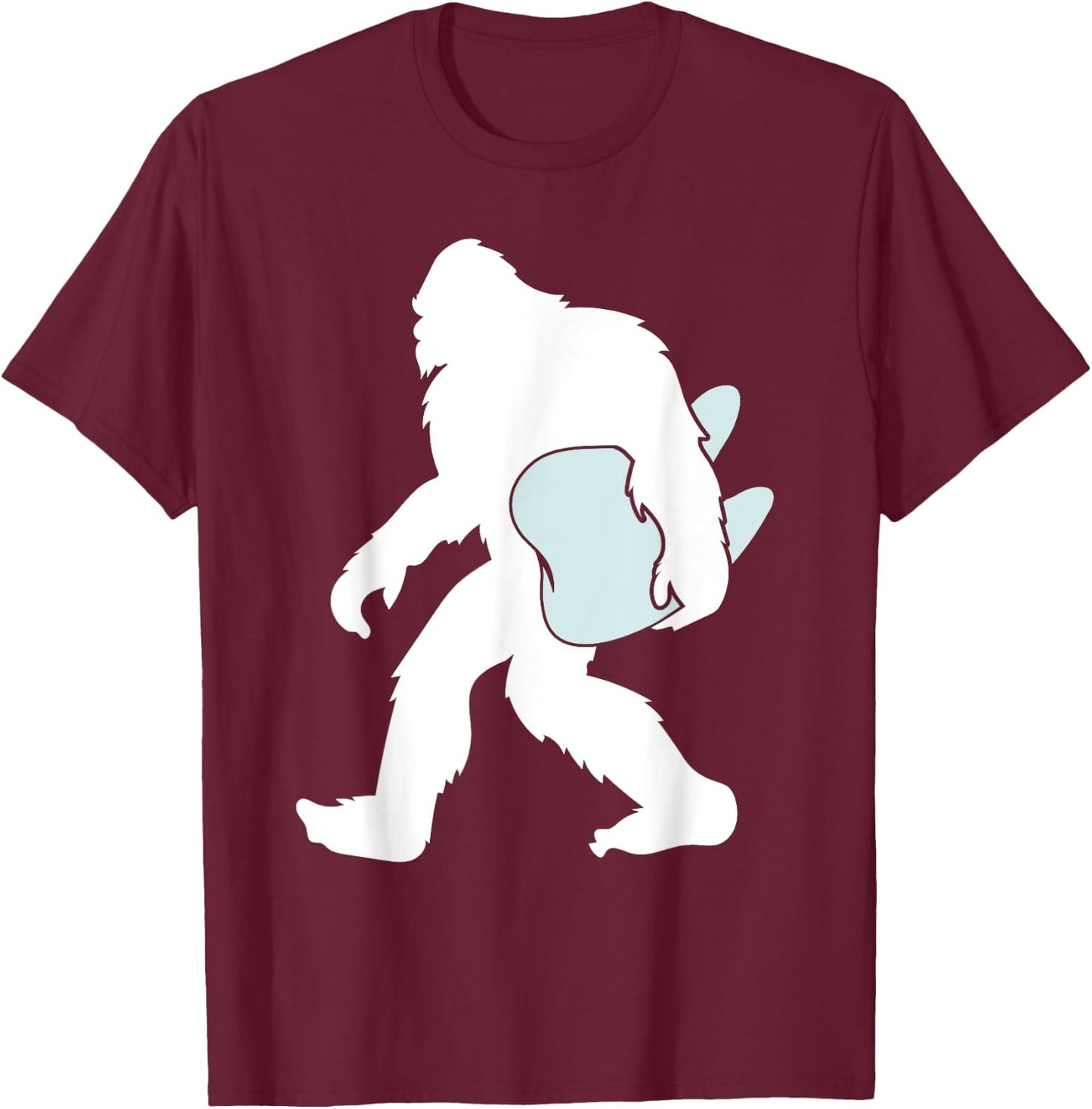 Funny Tooth Carry Dentist Yetti Bigfoot Sasquatch T-Shirt - T-Shirt | Maroon