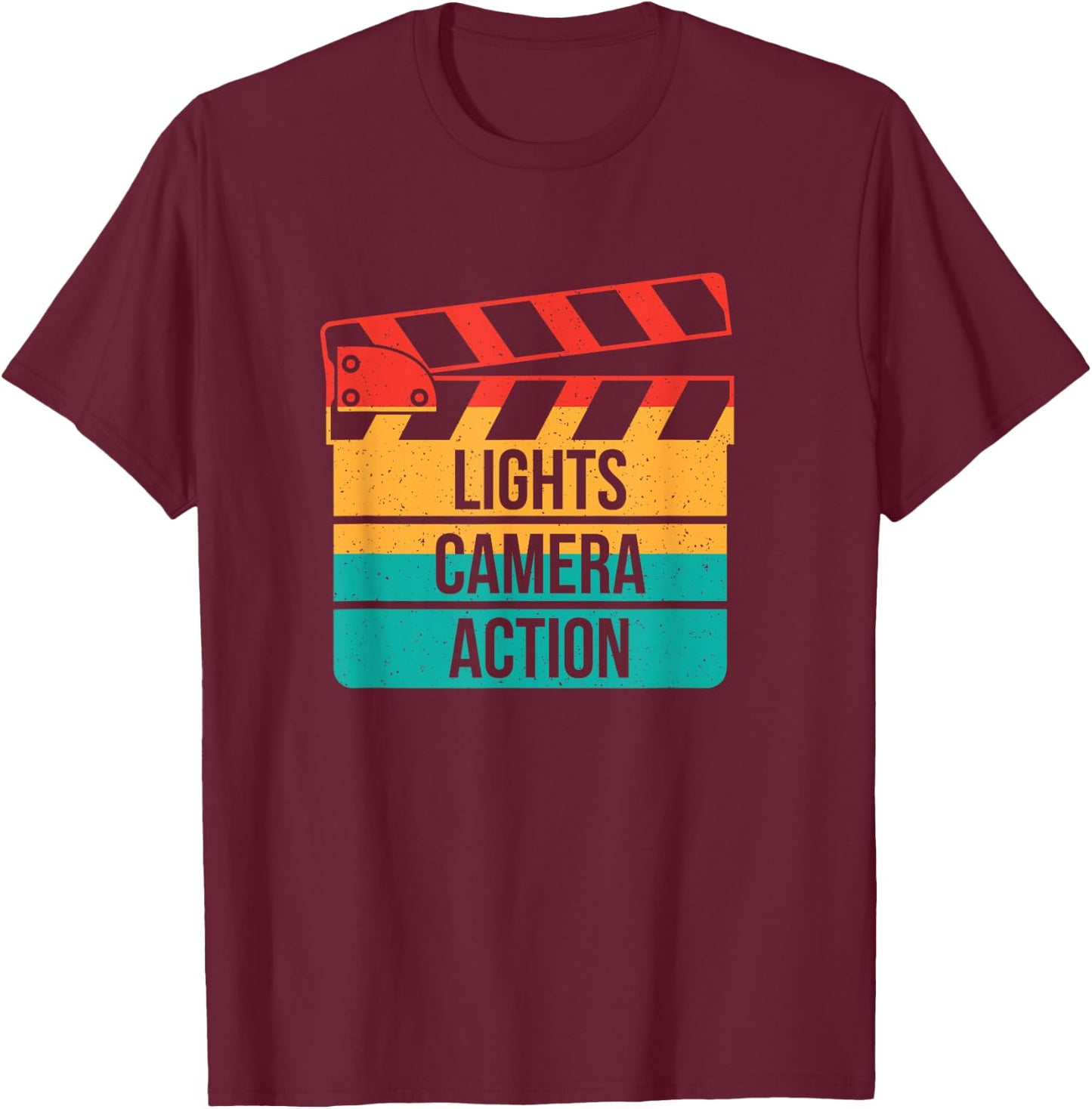 Movie Producer Video Production Filmmaker Film Director T-Shirt - T-Shirt | Maroon