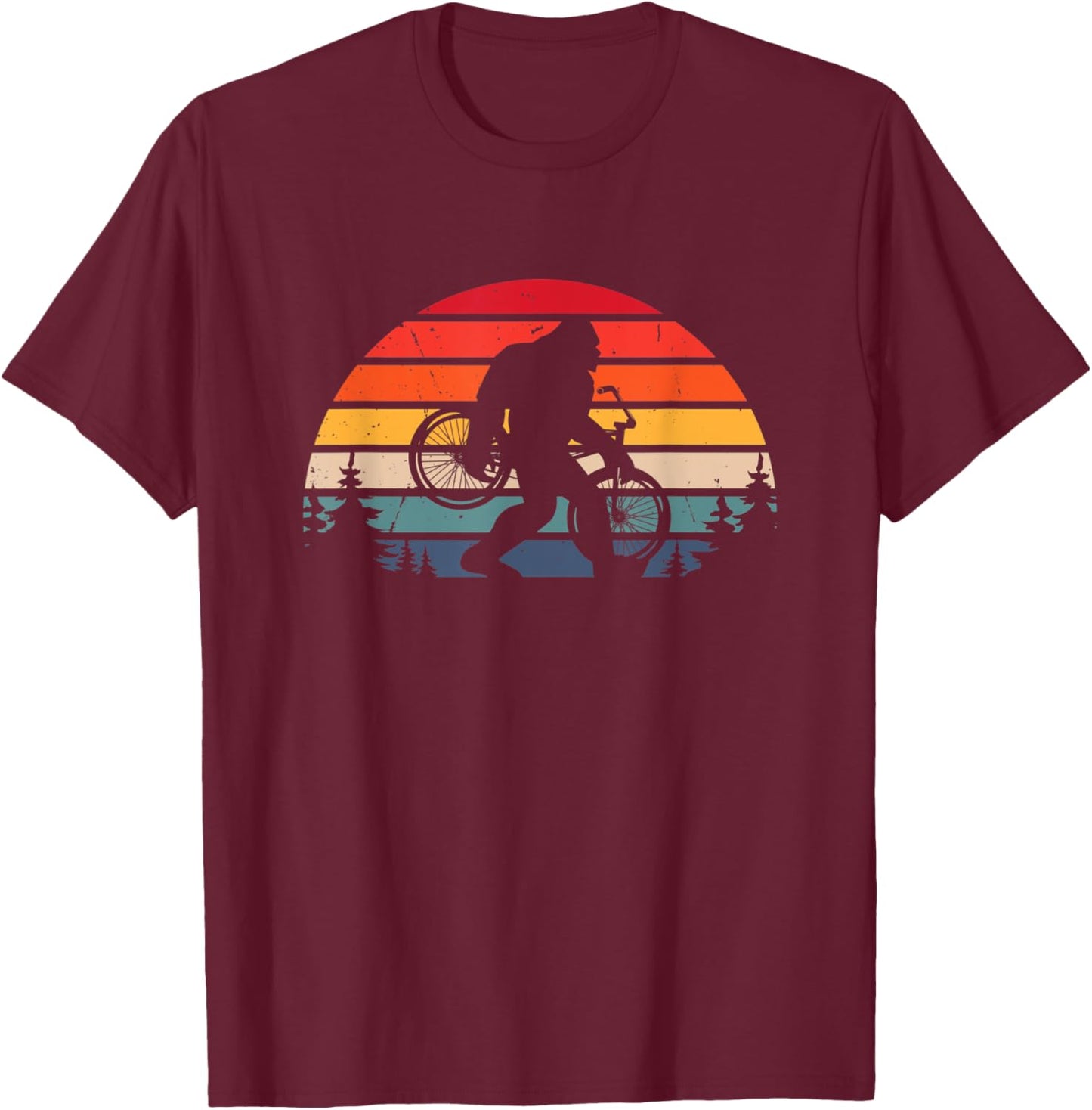 Bigfoot MTB | MTB T-Shirt - T-Shirt | Maroon