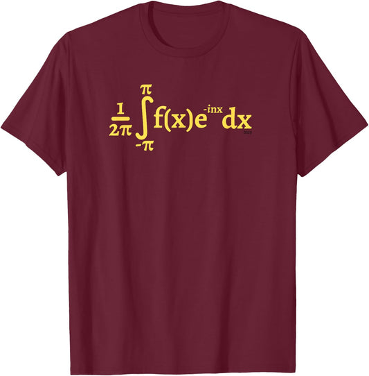 bprp math merch -Adults Black Small Math-Themed T-Shirt - T-Shirt | Maroon