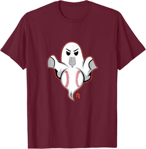 Ghost Forkball T-Shirt - T-Shirt | Maroon