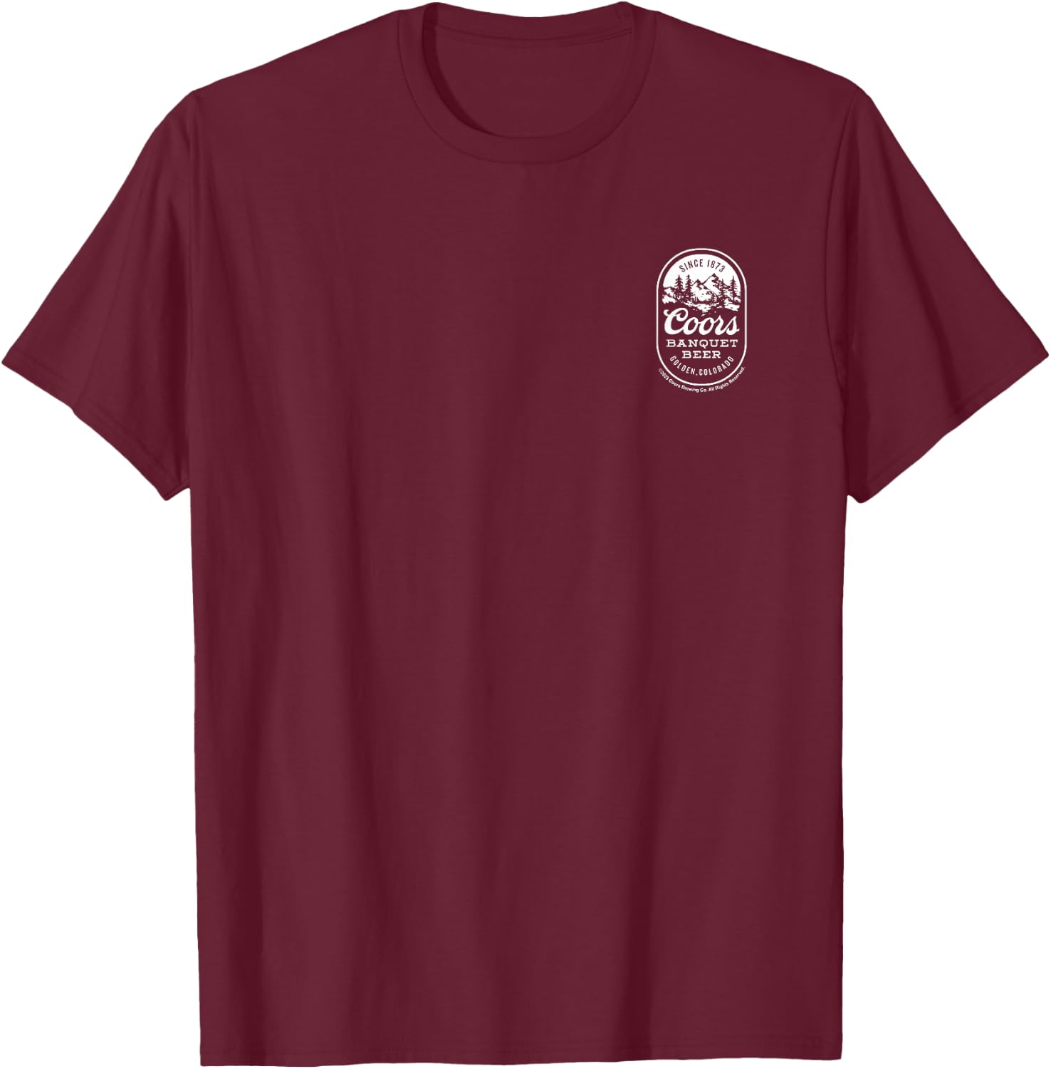 Coors Banquet - Mountains T-Shirt - T-Shirt | Maroon