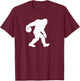 Bigfoot loves bowling funny Bigfoot bowling T-Shirt - T-Shirt | Maroon