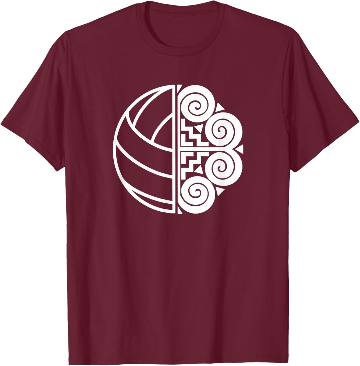 Volleyball Hmong Inspired T-Shirt - T-Shirt | Maroon