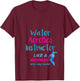 Aqua Water Aerobics Instructor Like A Mermaid V-Neck T-Shirt - T-Shirt | Maroon
