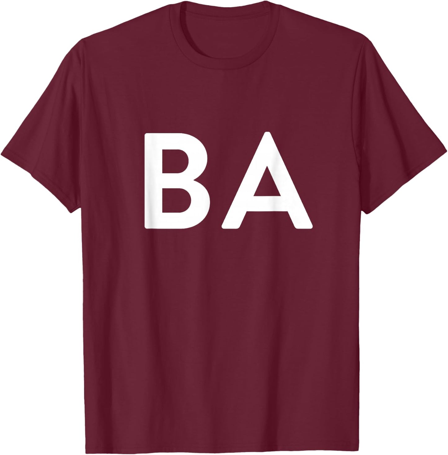 BA - Cuba Two Part Combo Design - Cuban Flag Part 2 T-Shirt - T-Shirt | Maroon