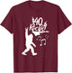 Rockin' Bigfoot 40th Birthday 40 Rock Hand Rock Music Fans T-Shirt - T-Shirt | Maroon