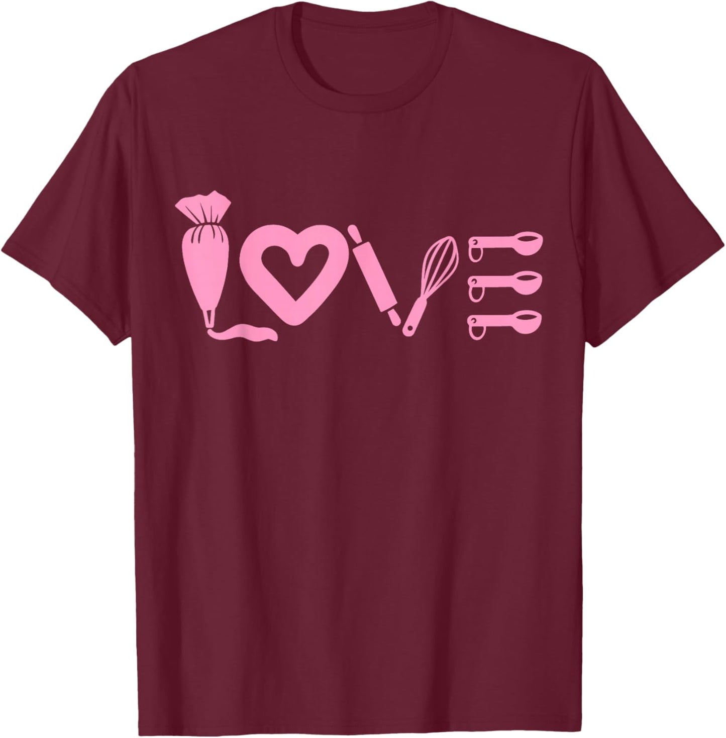 Baking Baker T-Shirt - T-Shirt | Maroon
