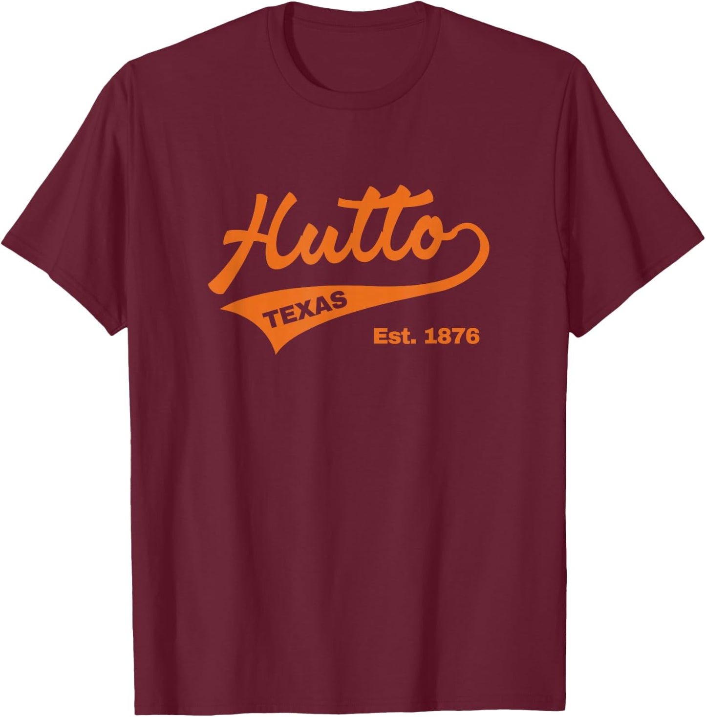 Hutto Texas Vintage Hutto TX T-Shirt - T-Shirt | Maroon