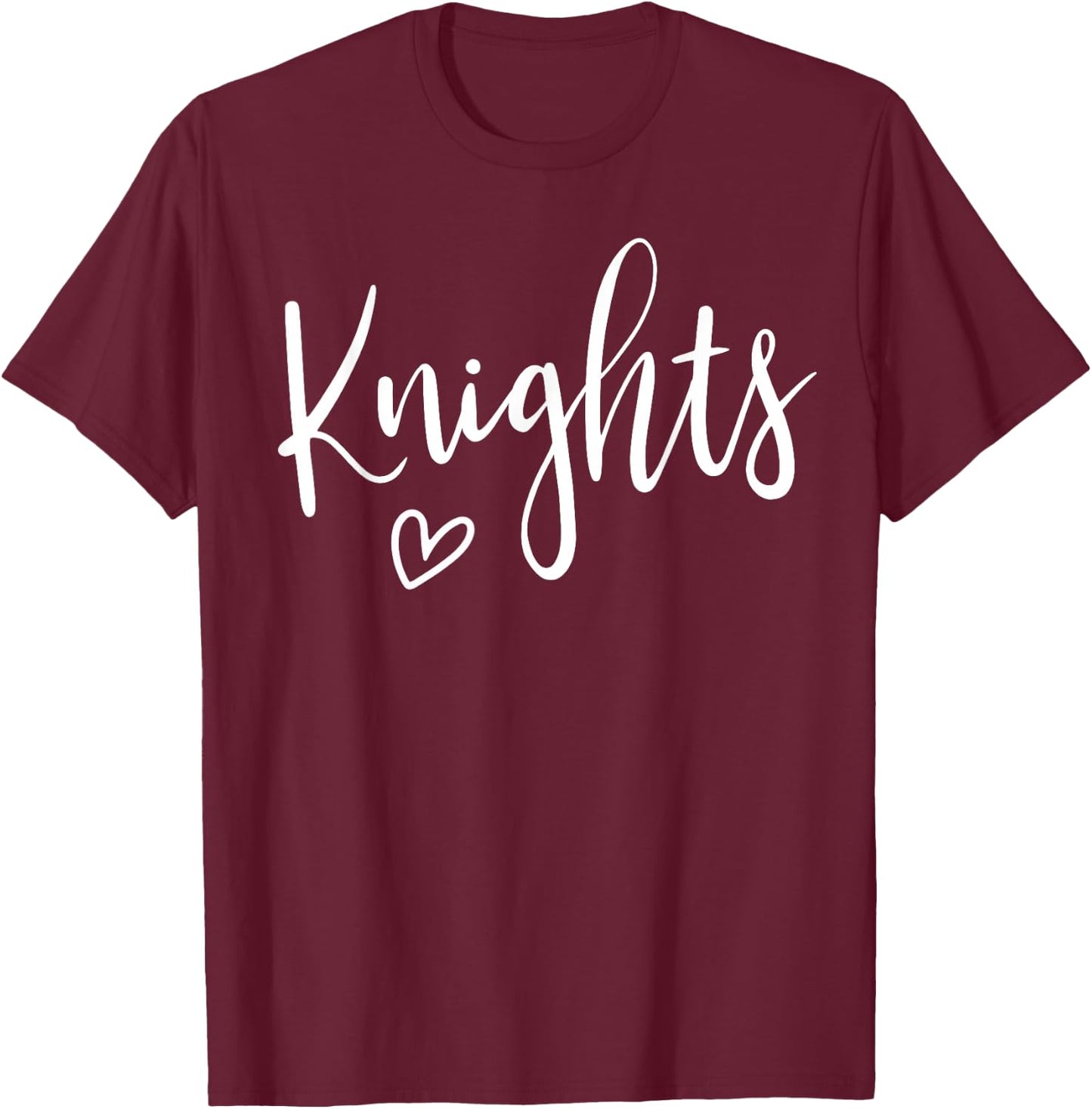Knights High School Knights Sports Team Women's Knights T-Shirt - T-Shirt | Maroon