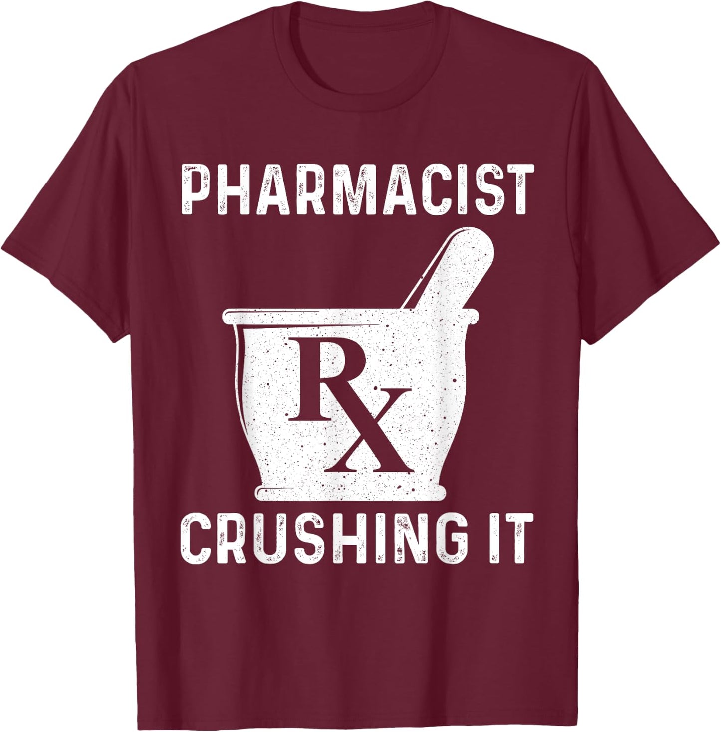 Funny Pharmacist Design Women Pharmacy Technician T-Shirt - T-Shirt | Maroon