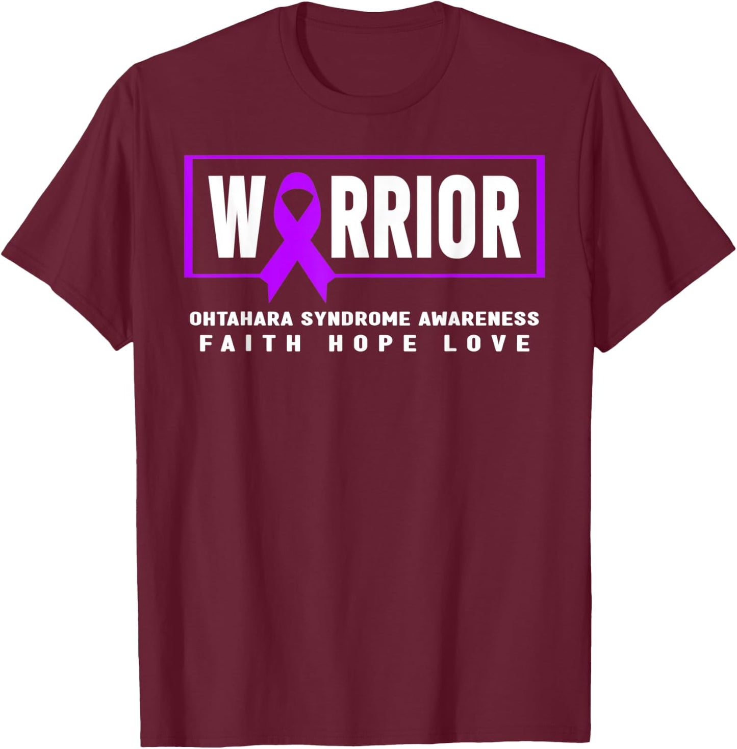Ohtahara Syndrome Awareness Shirt, Ohtahara Syndrome Warrior T-Shirt - T-Shirt | Maroon