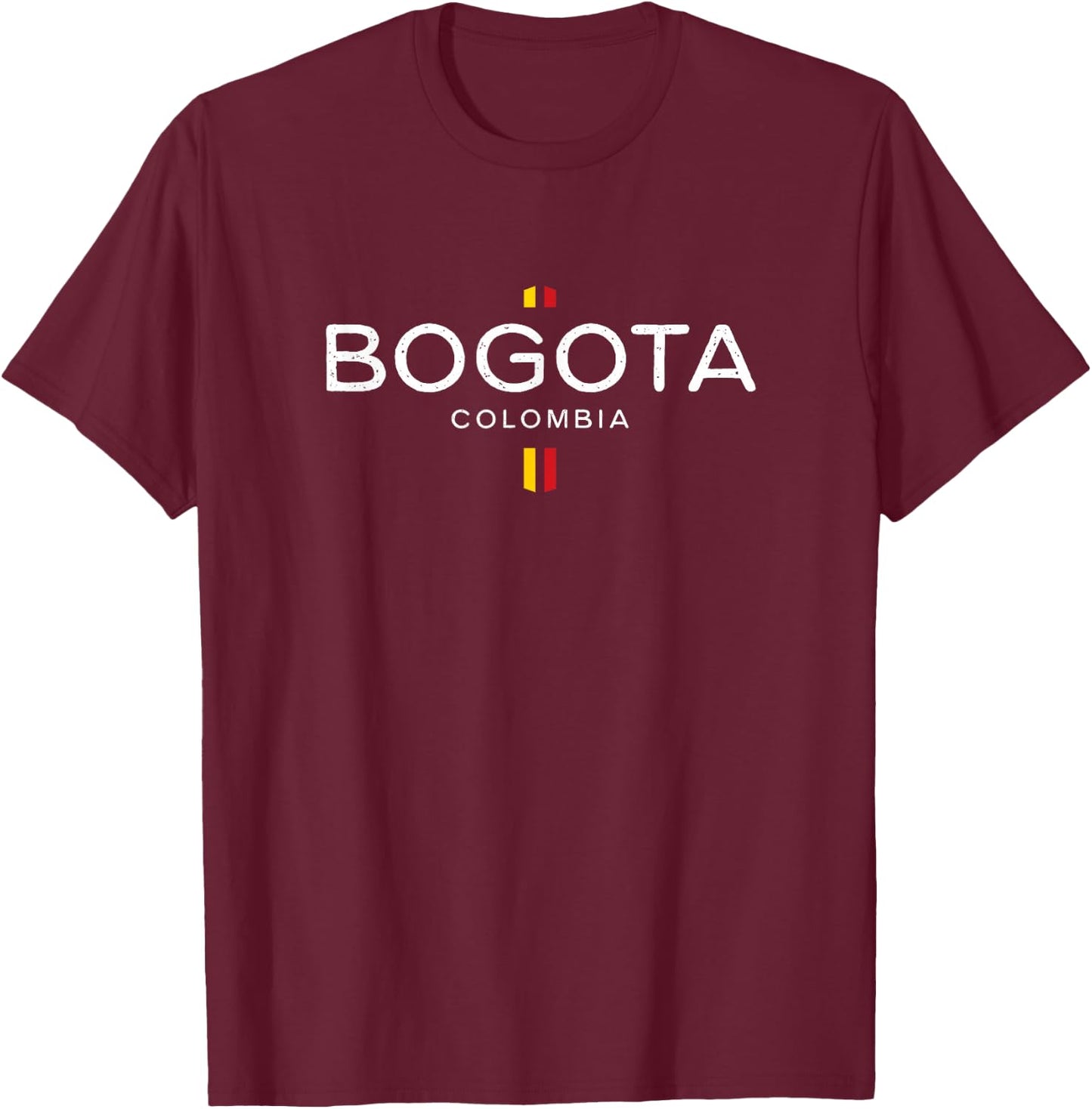 Bogota Colombia Retro Vintage T-Shirt - T-Shirt | Maroon
