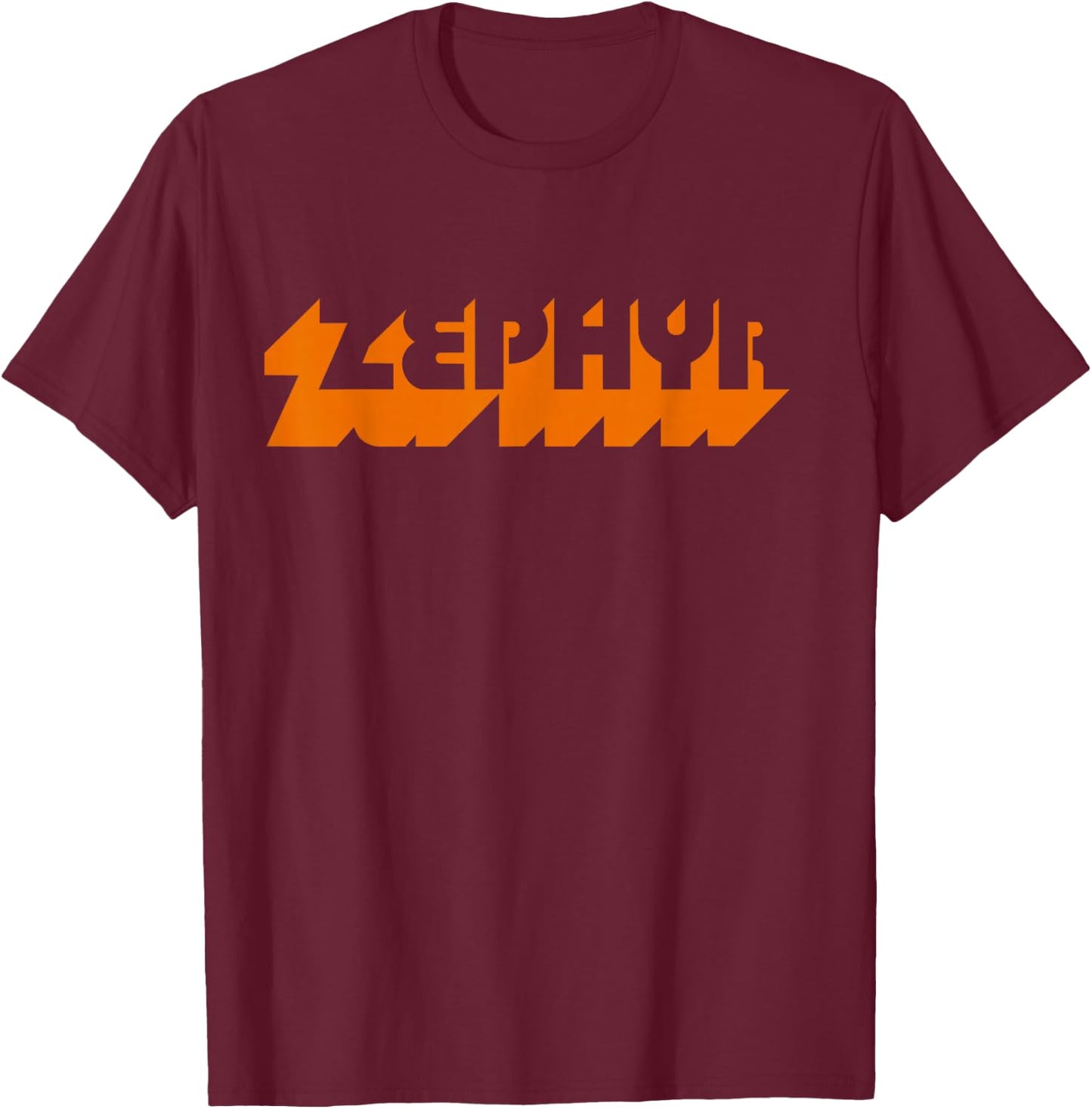Zephyr Wind Classic Retro Team Vintage Skate Surf Vibe Style T-Shirt - T-Shirt | Maroon
