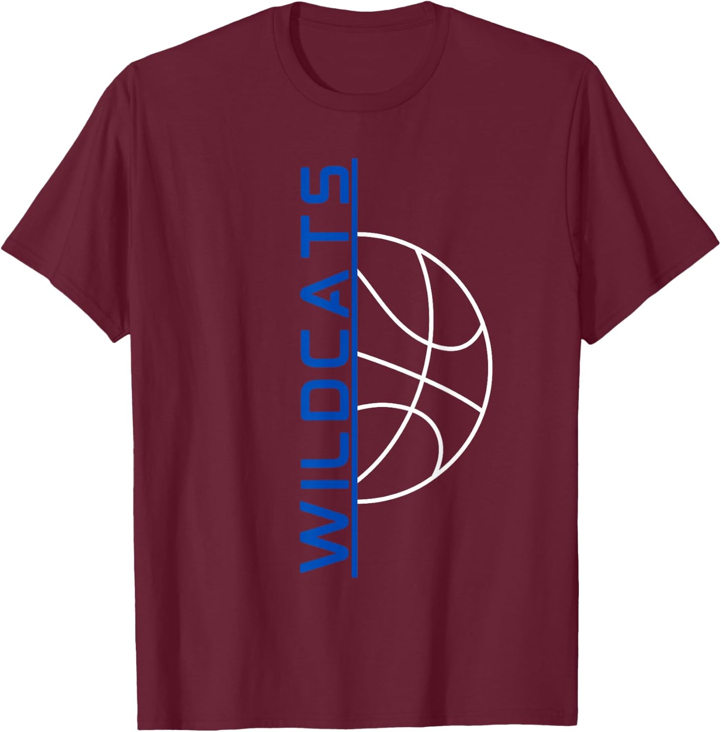 Wildcats Basketball T-Shirt - T-Shirt | Maroon