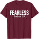 Fearless Joshua 1:9 Apparel T-Shirt - T-Shirt | Maroon
