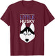 My-Dog's Not Fat, He's Just A-Little Husky Funny Dog Lovers T-Shirt - T-Shirt | Maroon