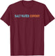 Salt Water Cowboy | Saltwater Cowboy T-Shirt - T-Shirt | Maroon