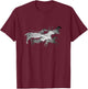 Lascaux Cave Art. Early horses cave paintings. T-Shirt - T-Shirt | Maroon