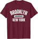 Brooklyn Fuhgeddaboudit Brooklyn New York Fuhgeddaboudit T-Shirt - T-Shirt | Maroon