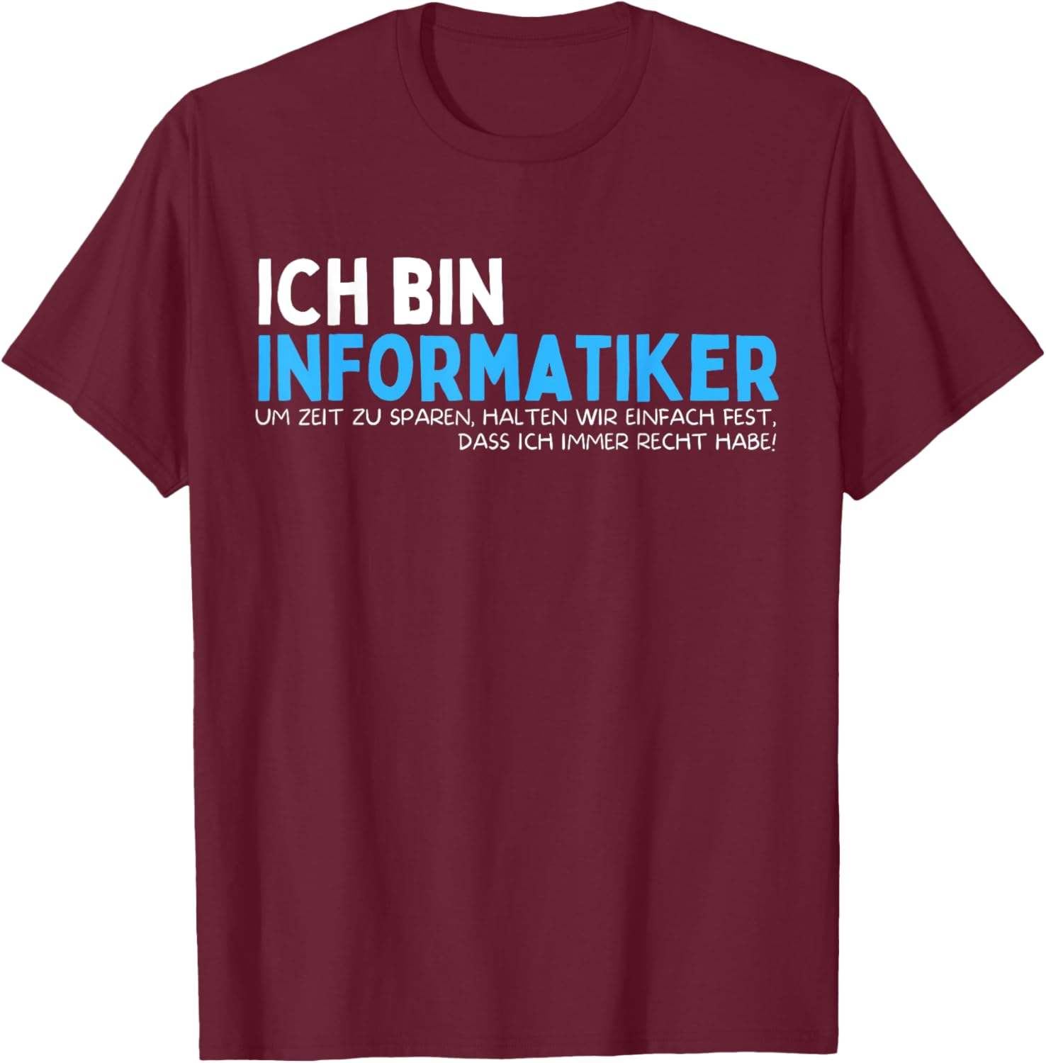 Computer Scientist Computer Science Software IT Computer Programmer T-Shirt - T-Shirt | Maroon