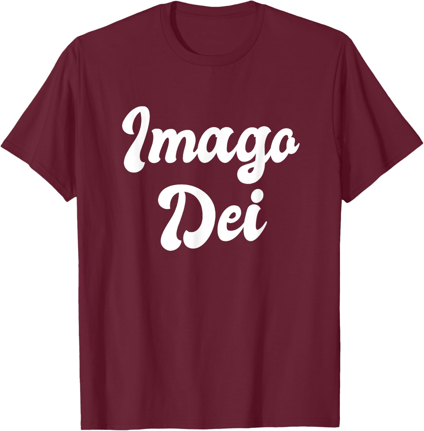 Imago Dei Image Of God Creation Scripture Genesis Theology T-Shirt - T-Shirt | Maroon
