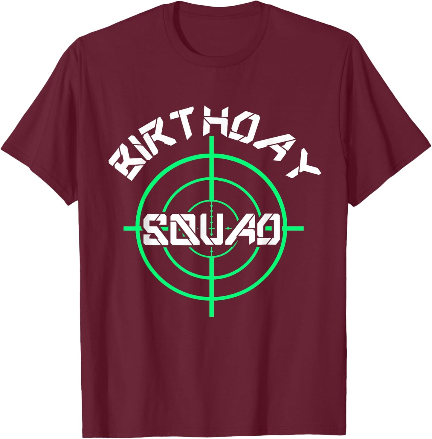 Laser Tag Birthday Squad Laser Tag Team Lasertag Game T-Shirt - T-Shirt | Maroon