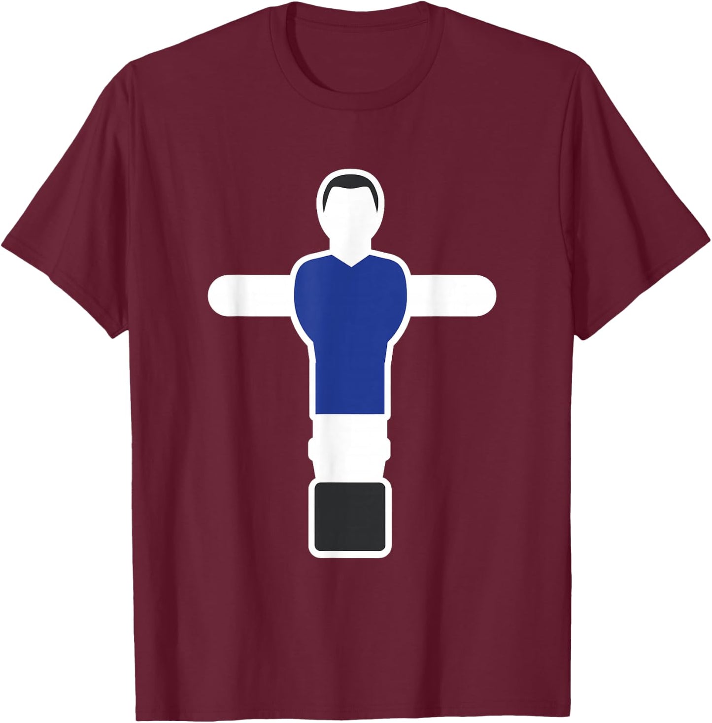 Foosball Player Halloween Costume Table Soccer Football T-Shirt - T-Shirt | Maroon