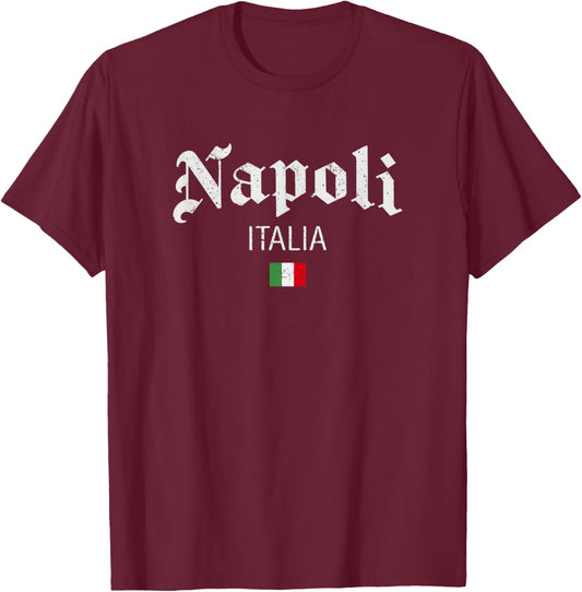 Napoli Italy T-Shirt - T-Shirt | Maroon