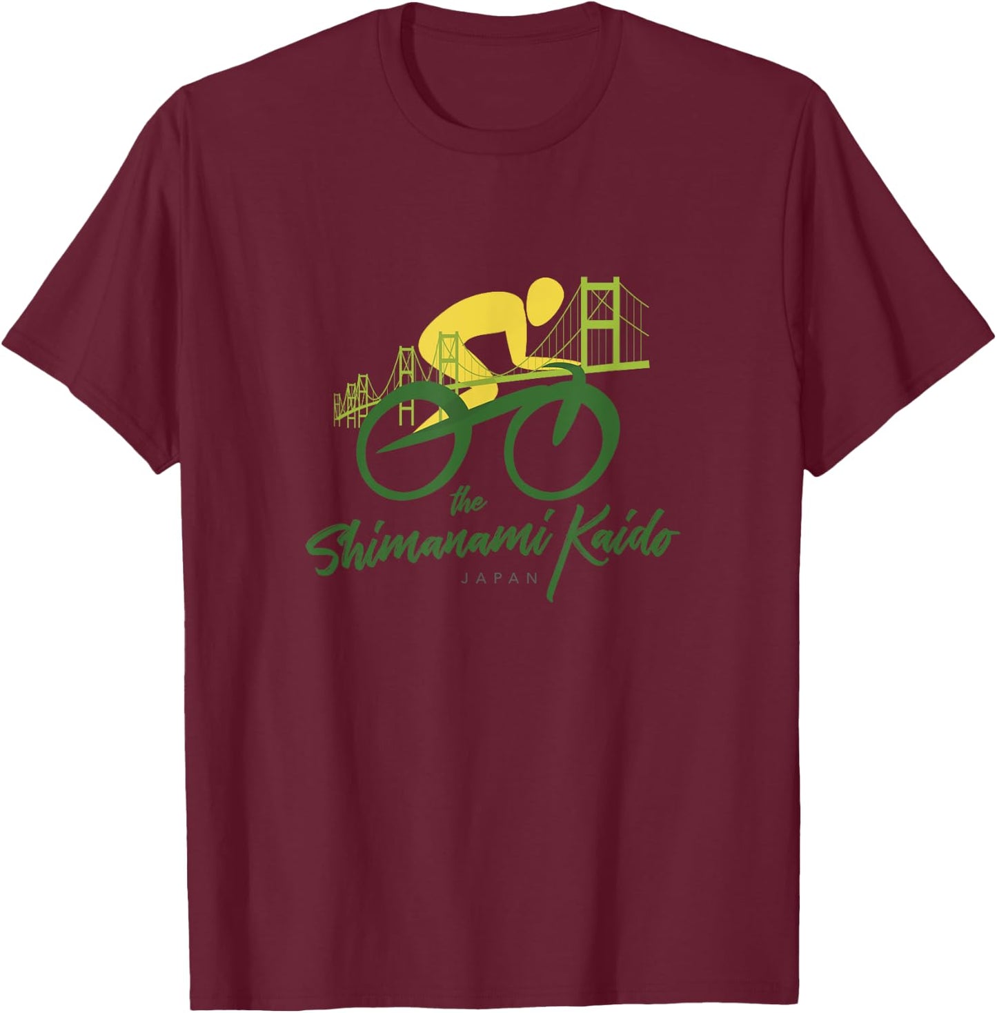 Shimanami Kaido - Japan T-Shirt - T-Shirt | Maroon