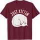 Just Kitten Cats Meow Kitties Cat Men Women Kids T-Shirt - T-Shirt | Maroon