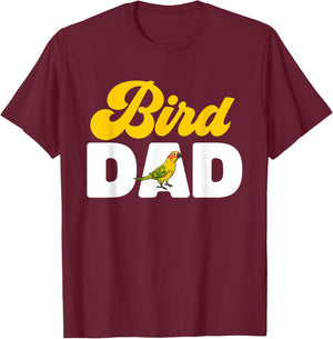 Sun Conure Bird Dad Parrot Bird Conure T-Shirt - T-Shirt | Maroon