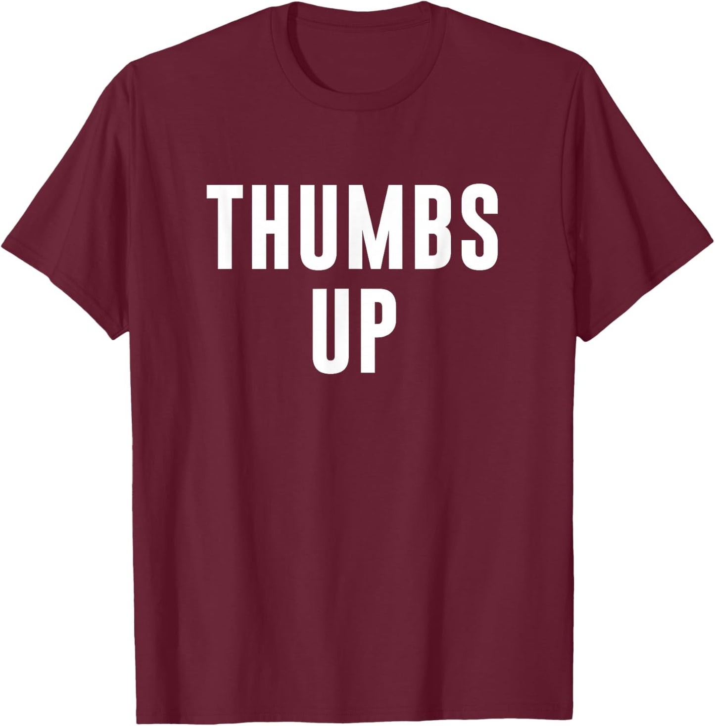 Thumbs Up T-Shirt - T-Shirt | Maroon