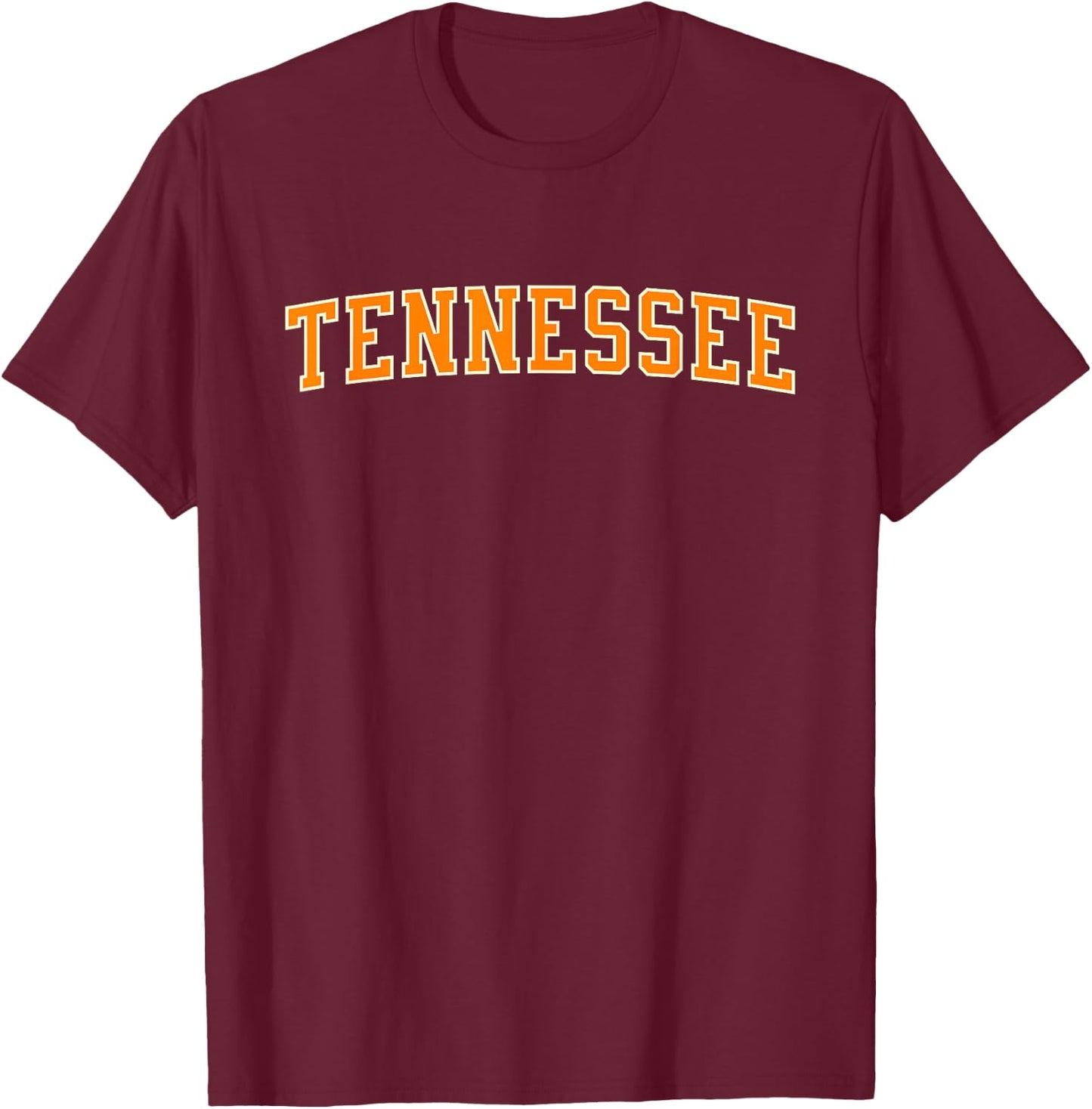Authentic Tennessee Throwback Classic Orange Fan Gear T-Shirt - T-Shirt | Maroon