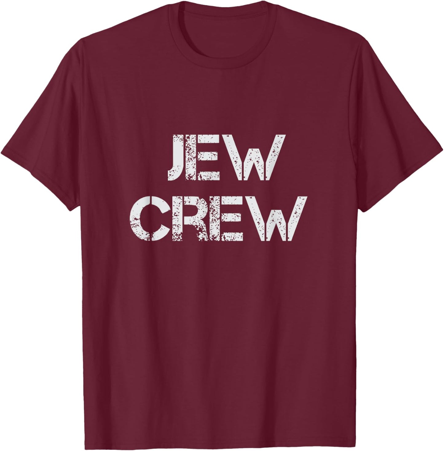 Jew Crew Funny Jewish Summer Camp Counselors Israel Trip Men Women Kids T-Shirt - T-Shirt | Maroon