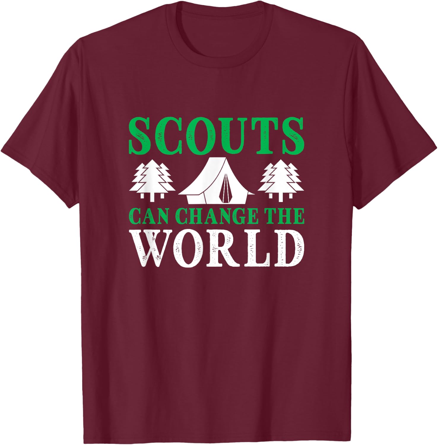Scout Saying Funny Scouting Camping Scouts T-Shirt - T-Shirt | Maroon