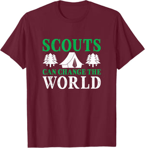 Scout Saying Funny Scouting Camping Scouts T-Shirt - T-Shirt | Maroon