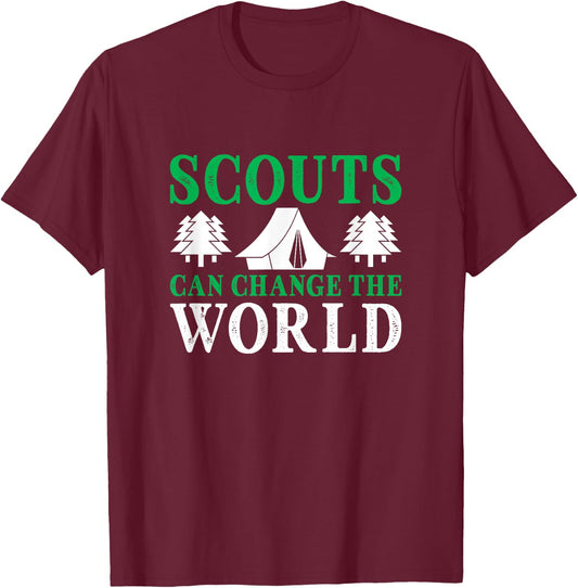 Scout Saying Funny Scouting Camping Scouts T-Shirt - T-Shirt | Maroon