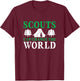 Scout Saying Funny Scouting Camping Scouts T-Shirt - T-Shirt | Maroon