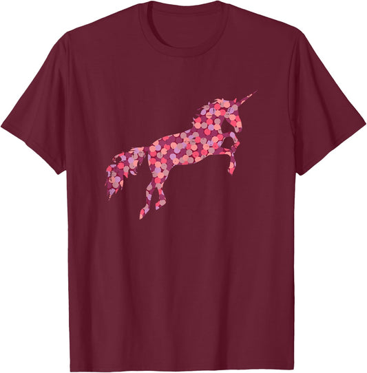 Unicorn Dots International Dot Day Girls Kids Toddler Youth T-Shirt - T-Shirt | Maroon