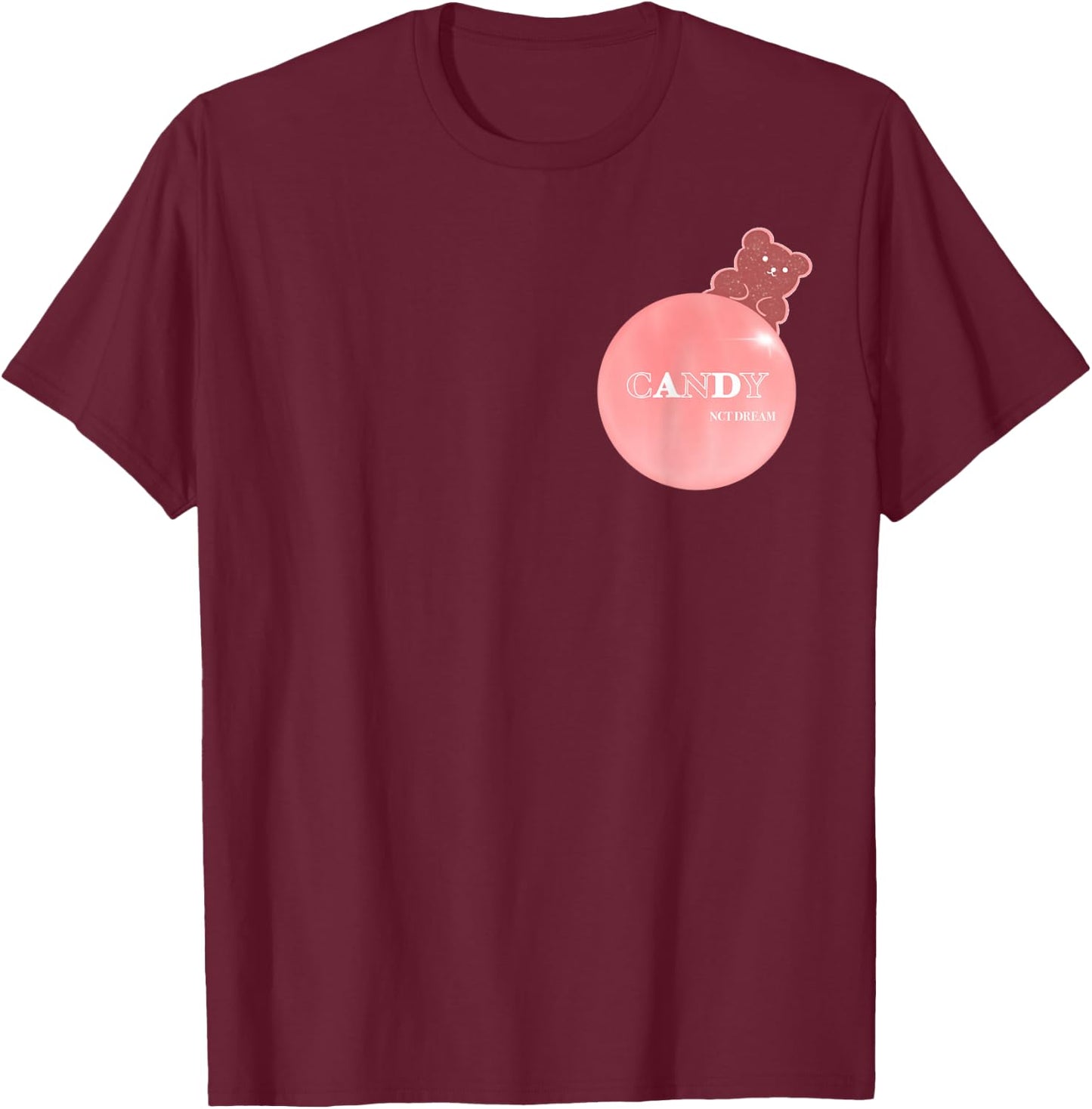 NCT Dream Candy T-Shirt - T-Shirt | Maroon