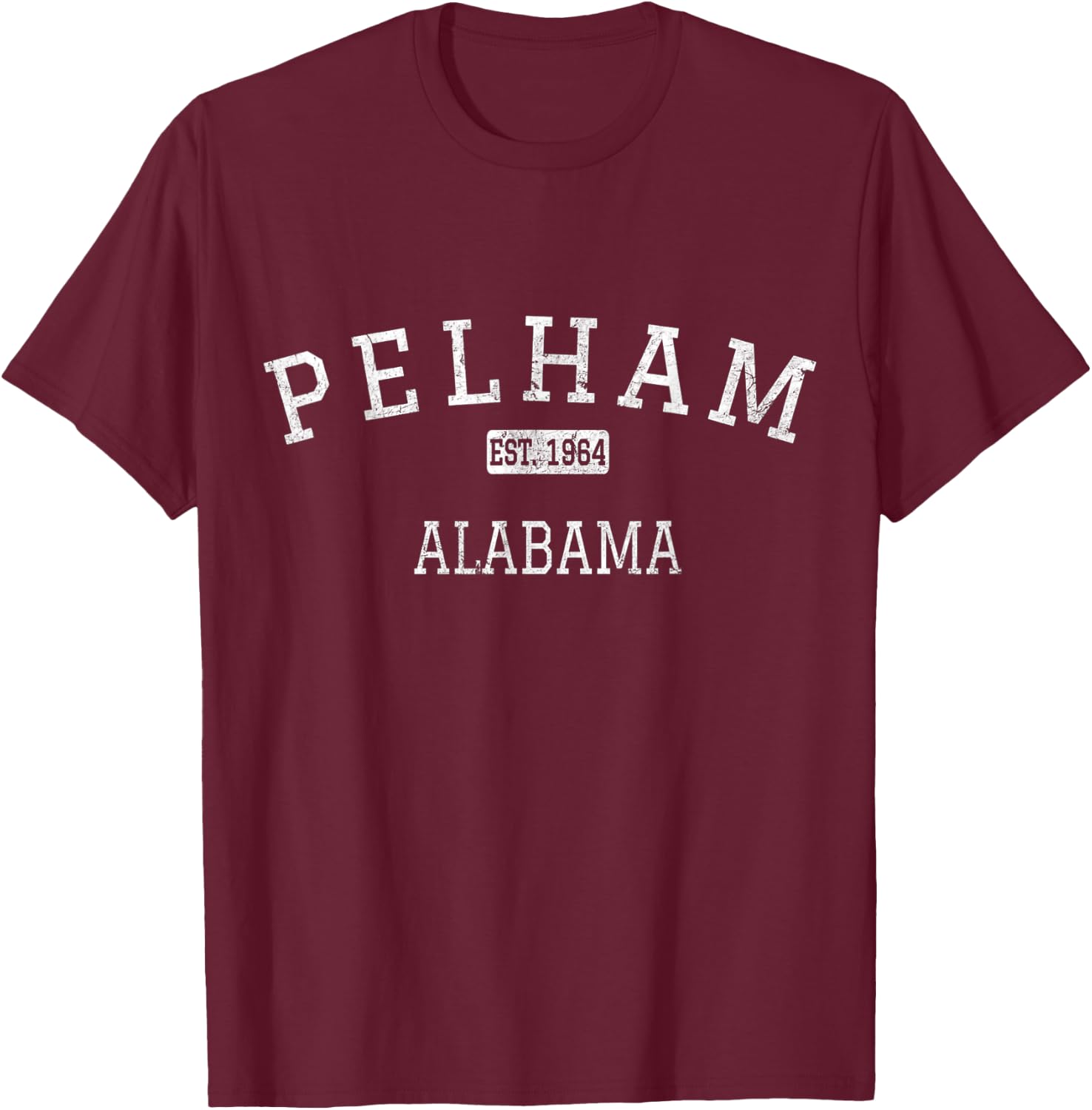 Pelham Alabama AL Vintage T-Shirt - T-Shirt | Maroon