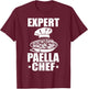 Paella Dish Paella Maker Paella Food Lover Spanish Paella T-Shirt - T-Shirt | Maroon