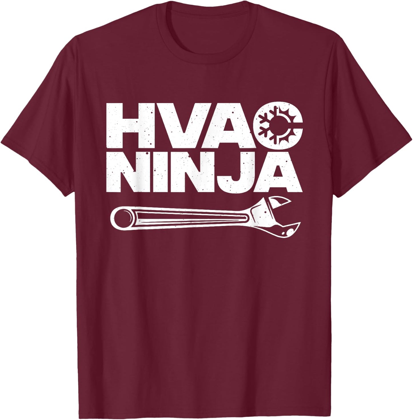 Funny HVAC Art Air Condition Lover HVAC Technician T-Shirt - T-Shirt | Maroon