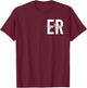 Emergency Department ER Nurse front + back Emergency Room T-Shirt - T-Shirt | Maroon