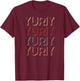Yuriy First Name My Personalized Named T-Shirt - T-Shirt | Maroon
