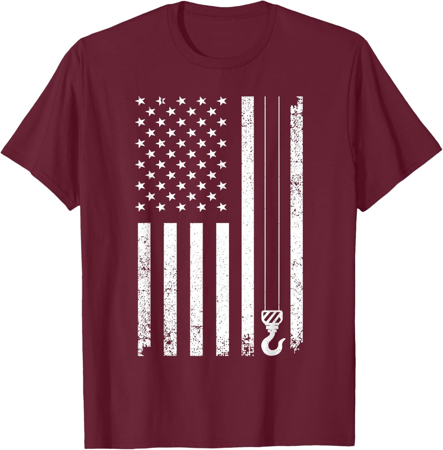 Cool Crane Operator Art Women Tower Crane Operator T-Shirt - T-Shirt | Maroon
