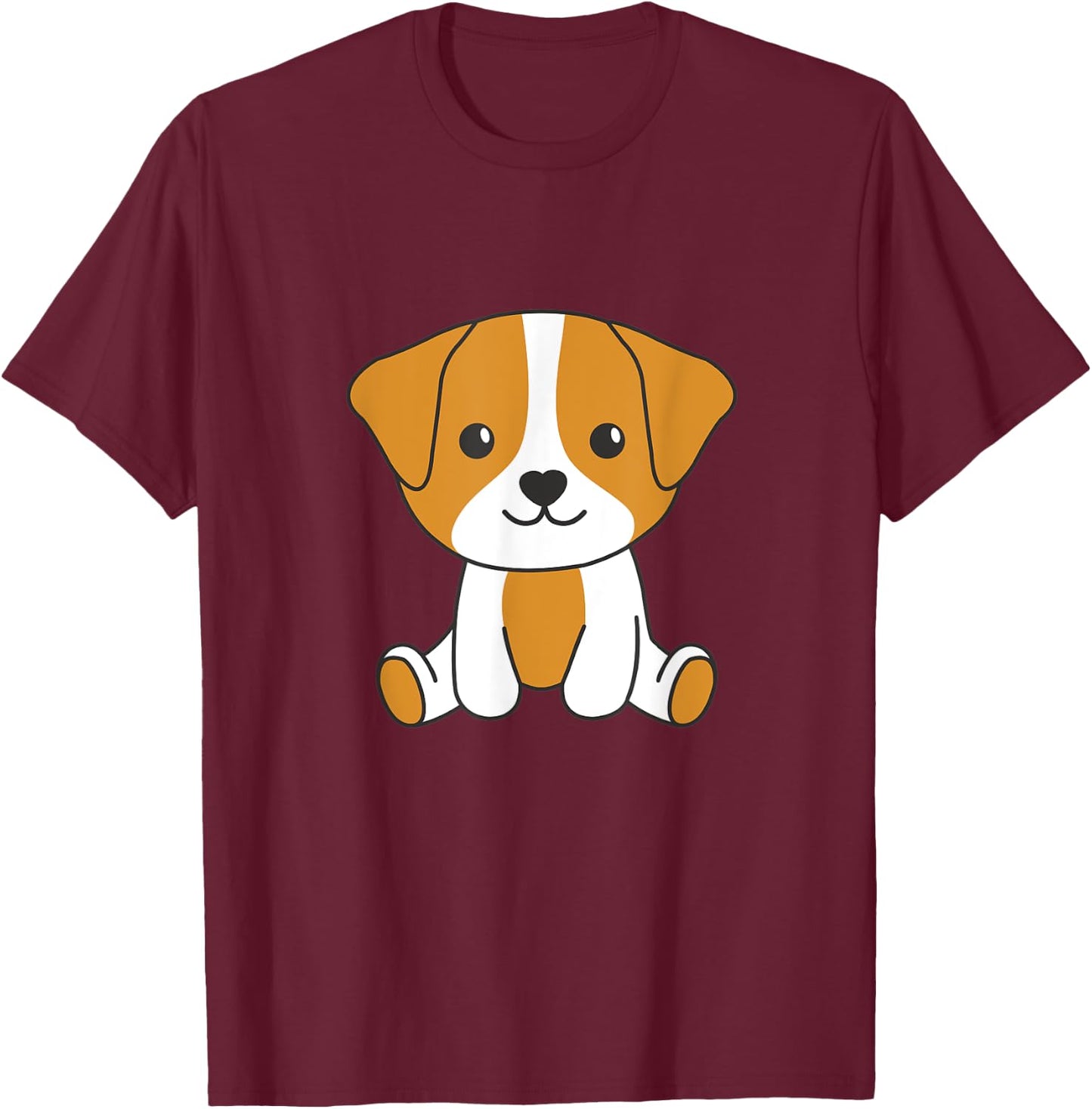 Jack Russell Cute Dogs Funny Jack Russell T-Shirt - T-Shirt | Maroon